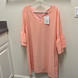 NWT Women’s Peach Dress Size 2XL
